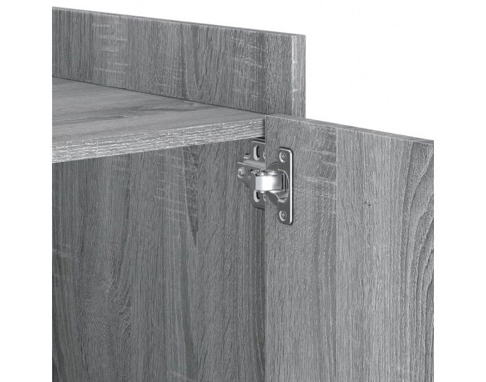 Sonata H Нощно шкафче, сив сонома, 45x50x50 см, инженерно дърво