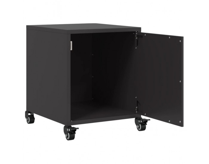 Sonata H Нощно шкафче, черно, 36x39x43,5 см, стомана