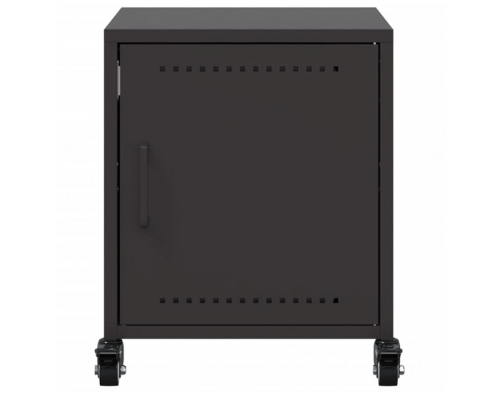 Sonata H Нощно шкафче, черно, 36x39x43,5 см, стомана