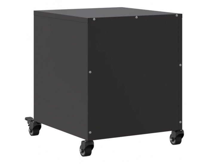 Sonata H Нощно шкафче, черно, 36x39x43,5 см, стомана