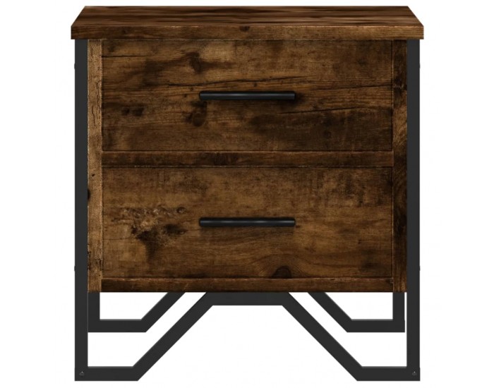 Sonata H Нощно шкафче, опушен дъб, 40x41x40 см, инженерно дърво