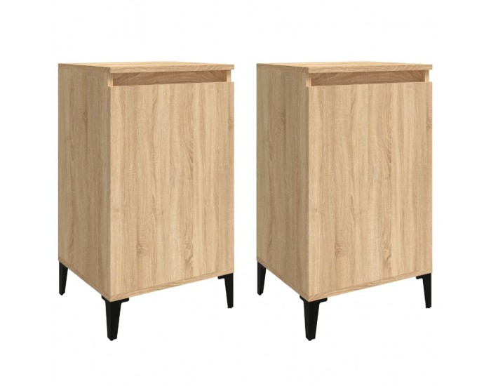 Sonata H Нощни шкафчета, 2 бр, сонома дъб, 40x35x70 см, инженерно дърво