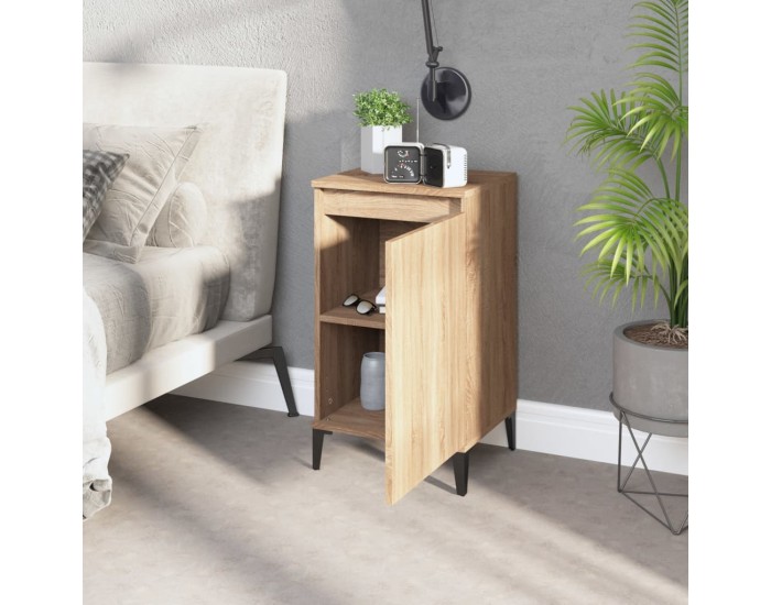 Sonata H Нощни шкафчета, 2 бр, сонома дъб, 40x35x70 см, инженерно дърво