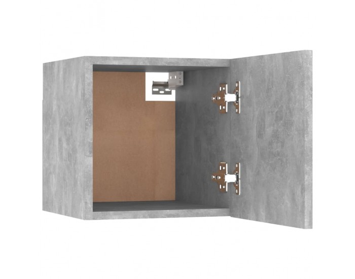 Sonata H Нощно шкафче, бетонно сиво, 30,5x30x30 см, инженерно дърво