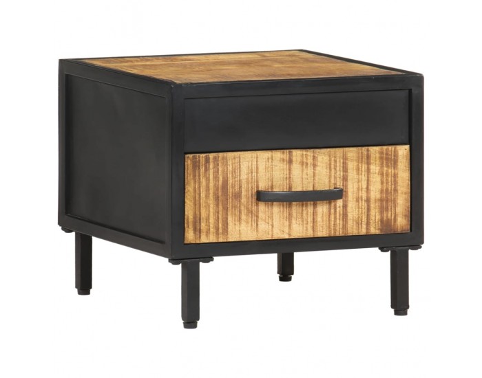 Sonata H Нощно шкафче, 40x40x35 см, грубо мангово дърво
