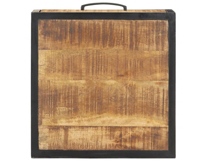 Sonata H Нощно шкафче, 40x40x35 см, грубо мангово дърво