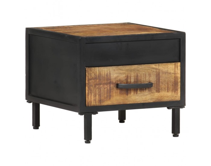 Sonata H Нощно шкафче, 40x40x35 см, грубо мангово дърво