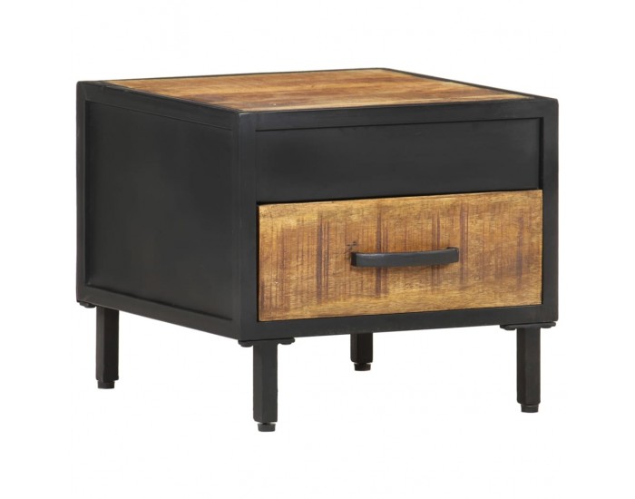 Sonata H Нощно шкафче, 40x40x35 см, грубо мангово дърво