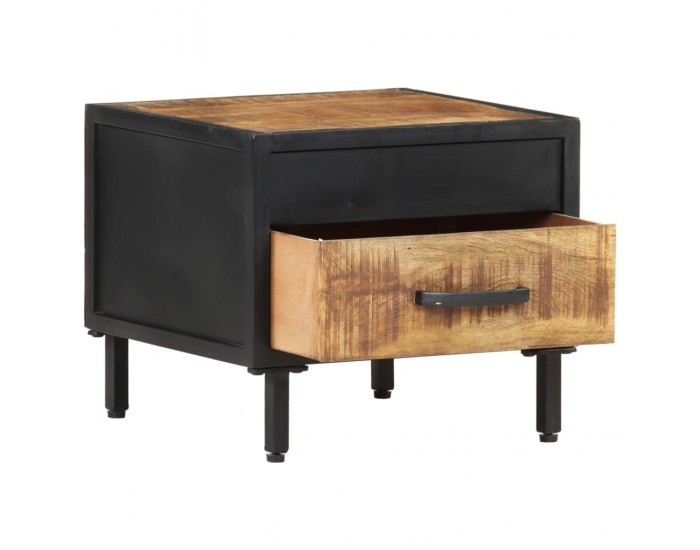 Sonata H Нощно шкафче, 40x40x35 см, грубо мангово дърво