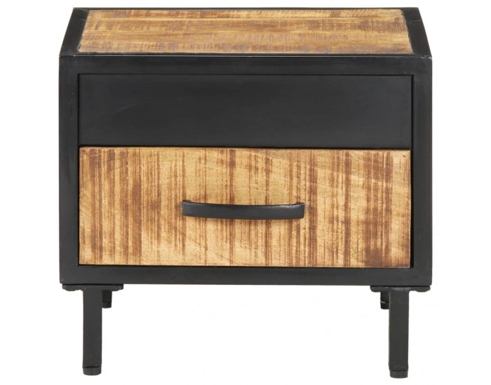 Sonata H Нощно шкафче, 40x40x35 см, грубо мангово дърво