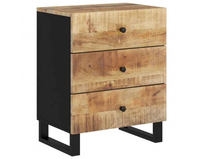 Sonata H Нощно шкафче, 50x33x62 см, масивно манго и инженерно дърво