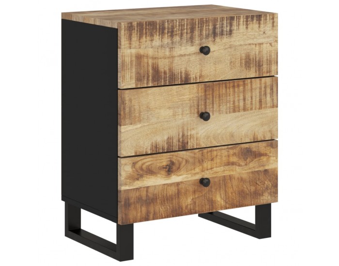 Sonata H Нощно шкафче, 50x33x62 см, масивно манго и инженерно дърво