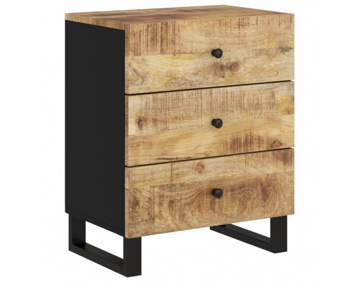 Sonata H Нощно шкафче, 50x33x62 см, масивно манго и инженерно дърво