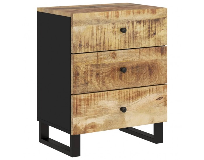 Sonata H Нощно шкафче, 50x33x62 см, масивно манго и инженерно дърво