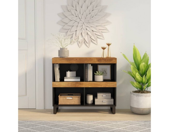 Sonata H Страничен шкаф 85x33x75 см манго масивно дърво