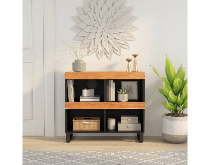 Sonata H Страничен шкаф 85x33x75 см масивна акация