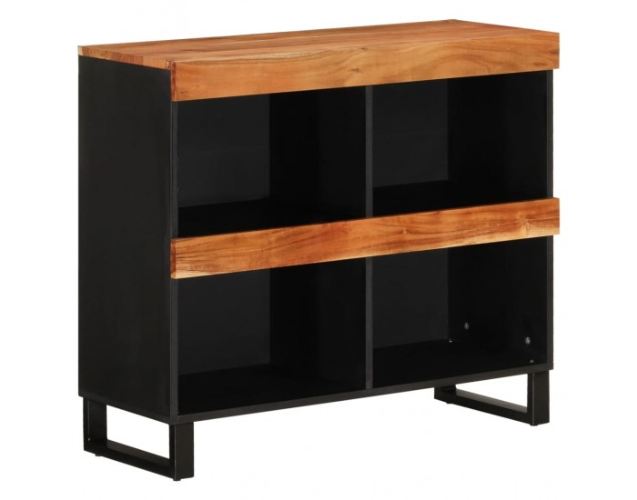 Sonata H Страничен шкаф 85x33x75 см масивна акация