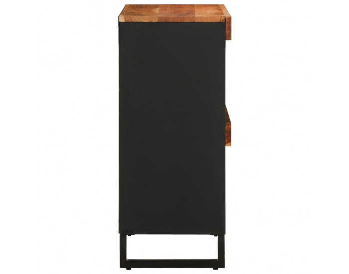 Sonata H Страничен шкаф 85x33x75 см масивна акация