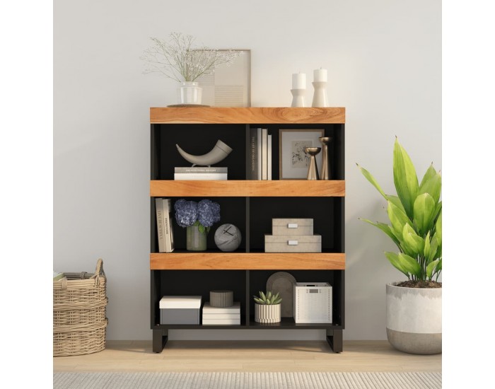 Sonata H Страничен шкаф 85x33x107 см масивна акация