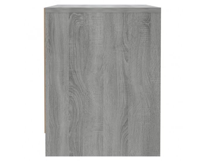 Sonata H Нощно шкафче, сив сонома, 45x34x44,5 см, инженерно дърво