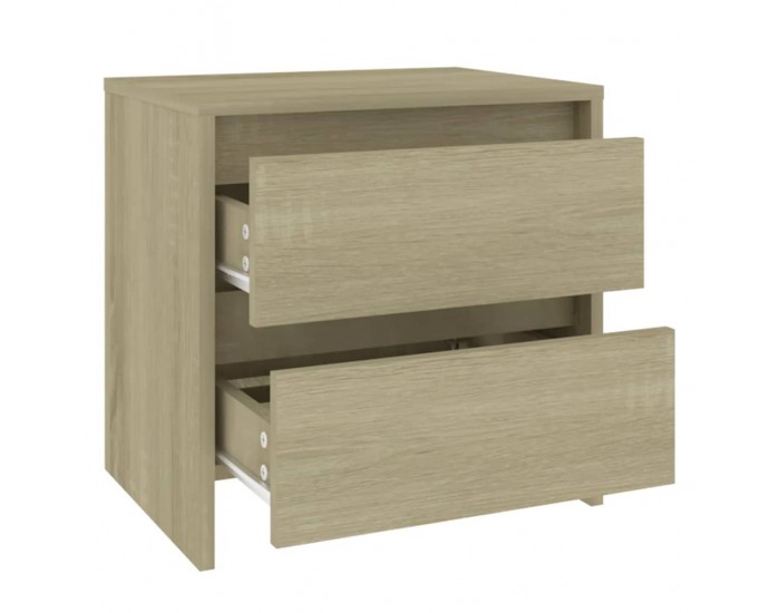Sonata H Нощни шкафчета 2 бр сонома дъб 45x34,5x44,5 см инженерно дърво