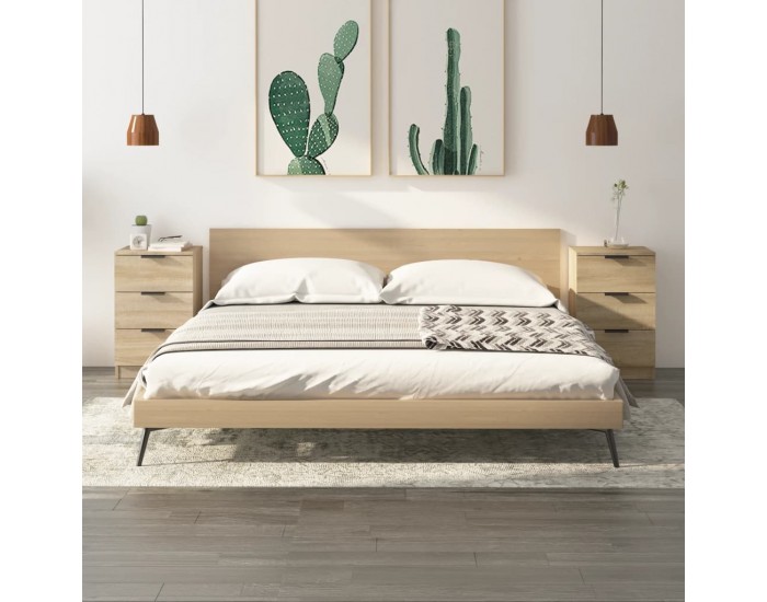 Sonata H Нощни шкафчета, 2 бр, сонома дъб, 40x36x65 см