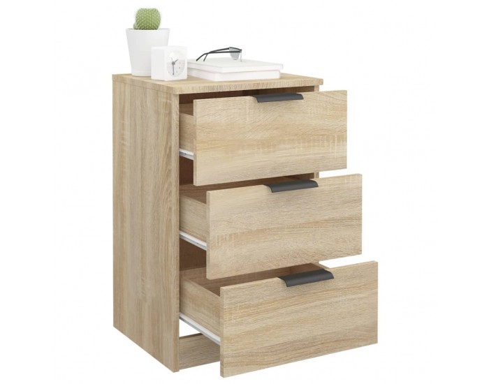 Sonata H Нощни шкафчета, 2 бр, сонома дъб, 40x36x65 см