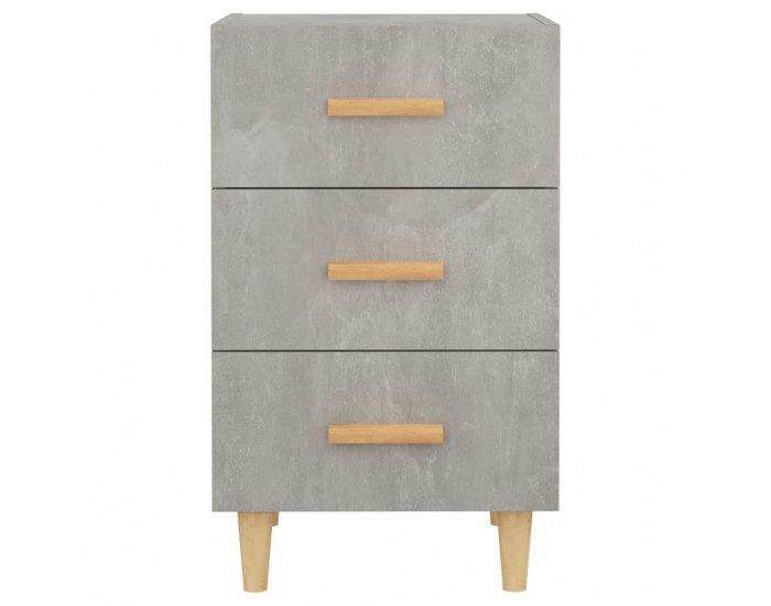 Sonata H Нощно шкафче, бетонно сиво, 40x40x66 см, инженерно дърво