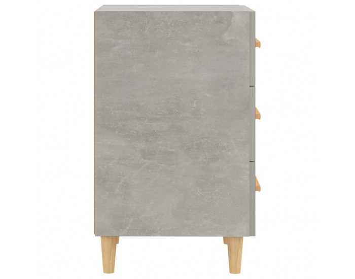 Sonata H Нощно шкафче, бетонно сиво, 40x40x66 см, инженерно дърво