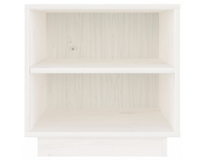 Sonata H Нощни шкафчета, 2 бр, бели, 40x34x40 см, борово дърво масив