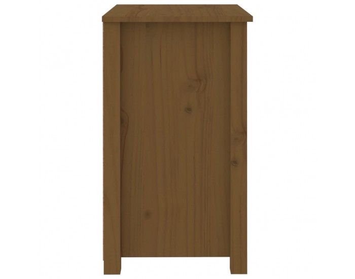Sonata H Нощно шкафче, меденокафяво, 50x35x61,5 см, борово дърво масив