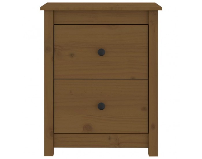 Sonata H Нощно шкафче, меденокафяво, 50x35x61,5 см, борово дърво масив
