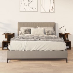 Sonata H Нощно шкафче, 2 бр, кафяв дъб, 35x35x55 см, инженерно дърво - Нощни шкафчета