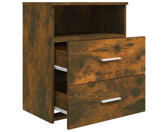 Sonata H Нощни шкафчета, 2 бр, опушен дъб, 50x32x60 см