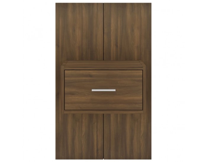 Sonata H Нощно шкафче за стенен монтаж, кафяв дъб