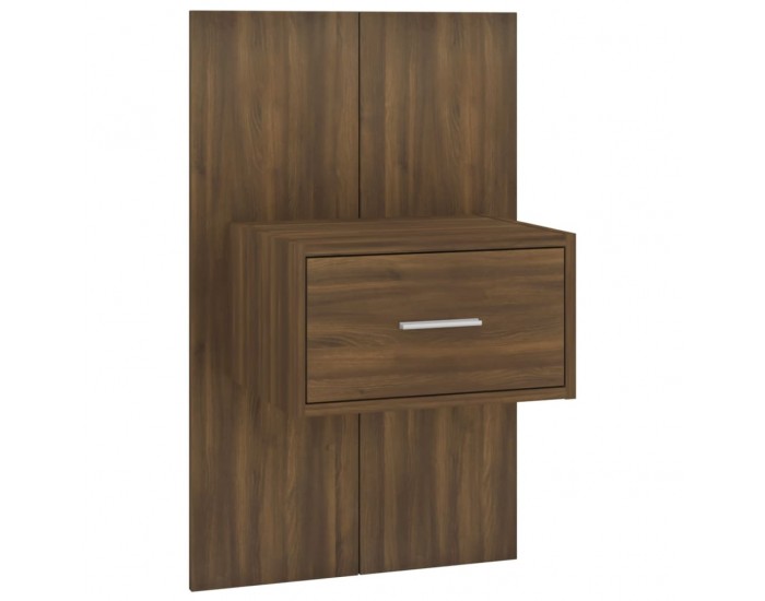 Sonata H Нощно шкафче за стенен монтаж, кафяв дъб