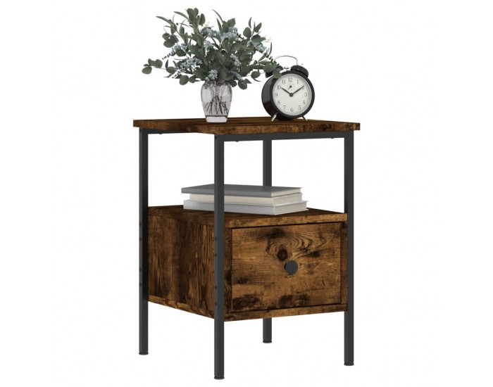 Sonata H Нощно шкафче, опушен дъб, 34x36x50 см, инженерно дърво