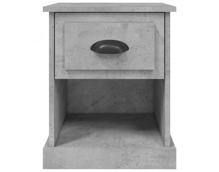 Sonata H Нощни шкафчета, 2 бр, сиво, 39x39x47,5 см, инженерно дърво