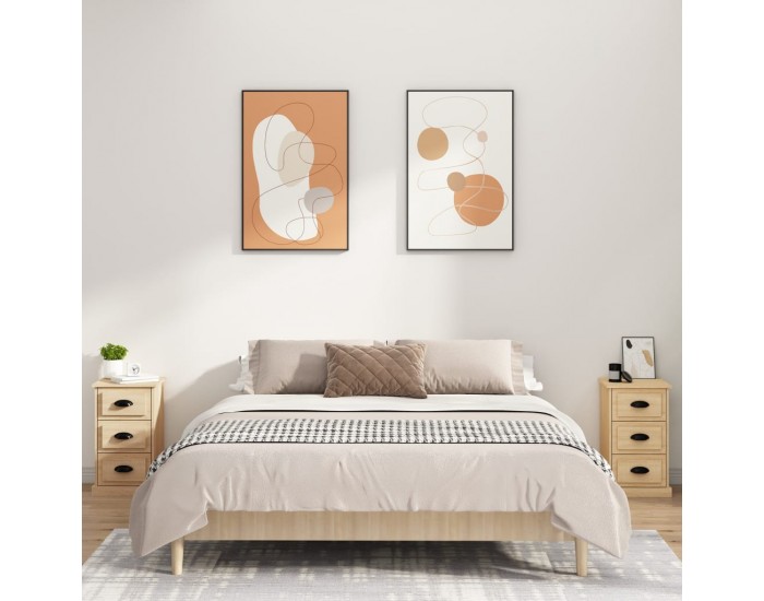 Sonata H Нощно шкафче, дъб сонома, 39x39x67 см, инженерно дърво