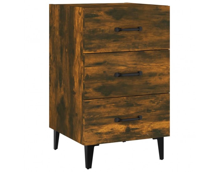 Sonata H Нощно шкафче, опушен дъб, 40x40x66 см, инженерно дърво