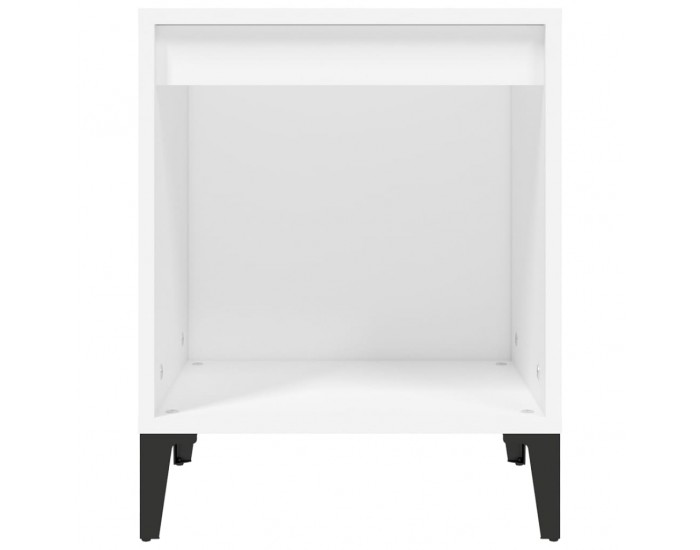 Sonata H Нощно шкафче, бяло, 40x35x50 см