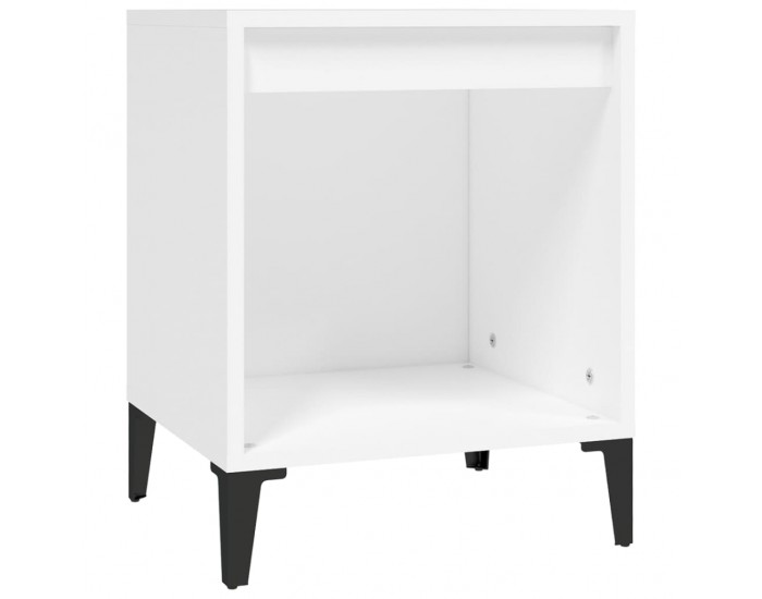 Sonata H Нощно шкафче, бяло, 40x35x50 см