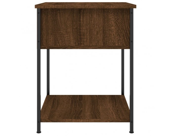 Sonata H Нощни масички, 2 бр, кафяв дъб, 44x45x58 см, инженерно дърво