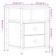 Sonata H Нощни шкафчета 2 бр опушен дъб 34x35,5x50 см инженерно дърво