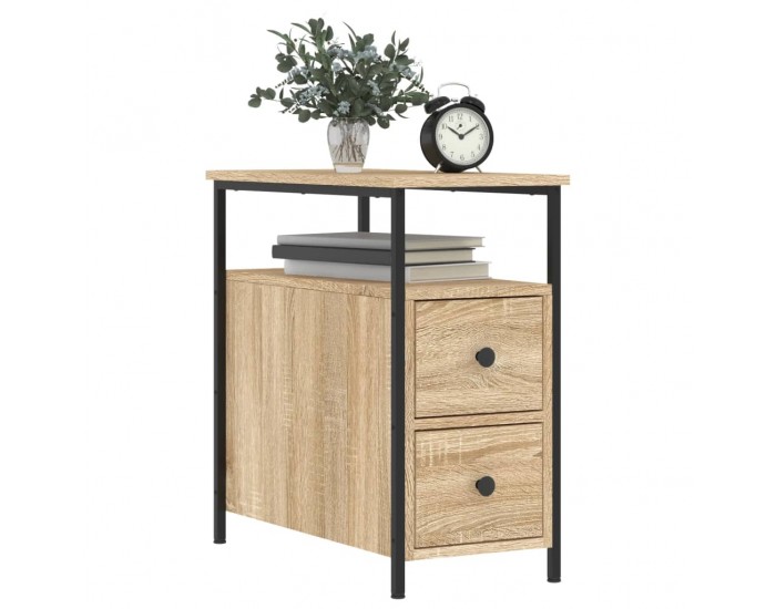 Sonata H Нощни шкафчета 2 бр дъб сонома 30x60x60 см инженерно дърво