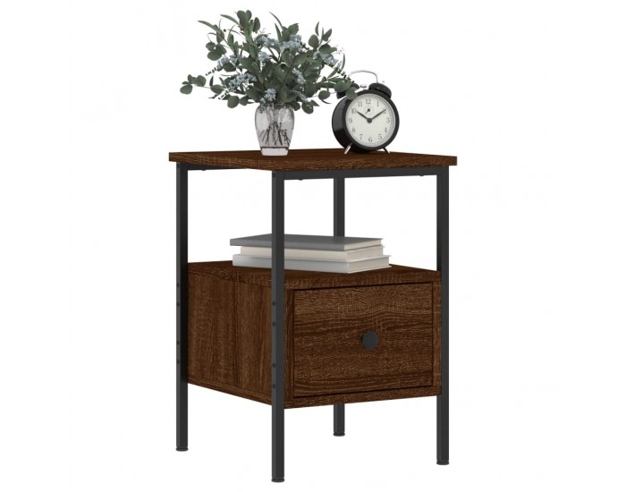 Sonata H Нощно шкафче, кафяв дъб, 34x36x50 см, инженерно дърво