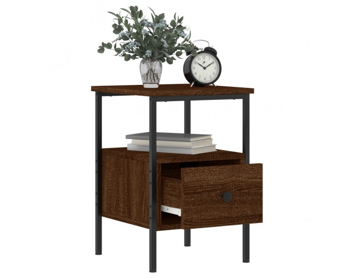Sonata H Нощно шкафче, кафяв дъб, 34x36x50 см, инженерно дърво