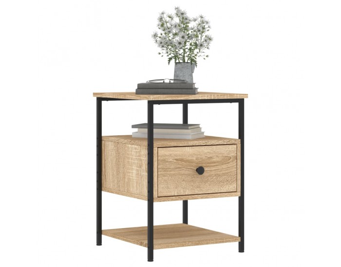 Sonata H Нощни шкафчета 2 бр дъб сонома 40x42x56 см инженерно дърво