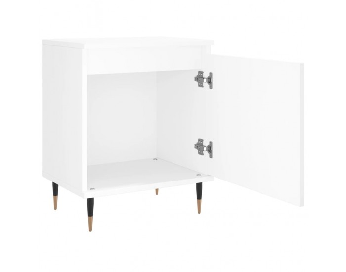 Sonata H Нощни шкафчета 2 бр бели 40x30x50 см инженерно дърво