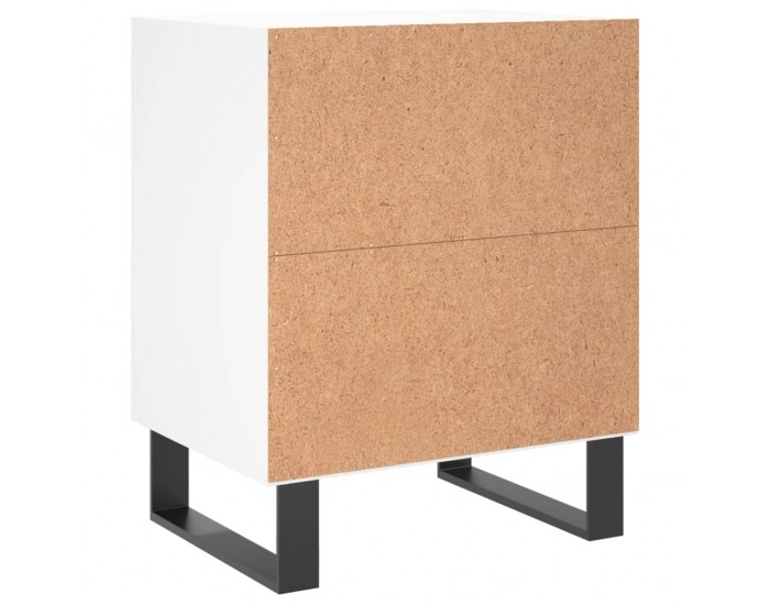 Sonata H Нощни шкафчета 2 бр бели 40x30x50 см инженерно дърво